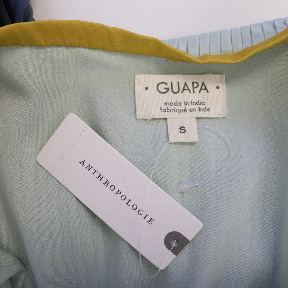 NWT Anthropologie Guapa Pleated Colorblock Dress Small - Picture 8 of 11